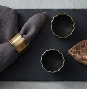 Anillo de Servilleta Metálico Decorativo, Porta Servilletas Vintage, Decoración de Mesa para Comedor, Hoteles y Restaurantes, Anillos de Servilleta de Diseño Moderno para Bodas - Product Image 3