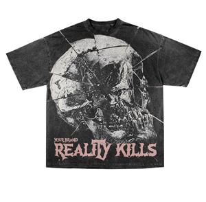 T-shirt surdimensionné personnalisable pour homme, coupe décontractée, style vintage, 100 % coton, impression DTG, tricoté, vierge, avec lettres personnalisables - Product Image 6