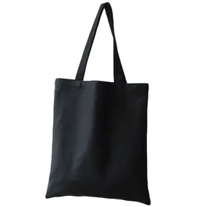 Noel satış ağır pamuklu tuval alışveriş boş Tote çanta sanat zanaat siyah kanvas çanta, pamuk alışveriş torbaları satın almak şimdi