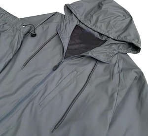 Men's Waterproof Nylon Polyester Windbreaker Tracksuit Printed Arm Lightweight Gym Sports <b>Set</b> - Product Image 5
