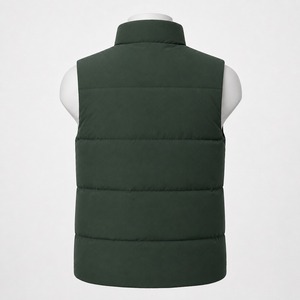 Glossy Bubble Vest Mens Winter Sleeveless Puffer <b>Jacket</b> <b>Waterproof</b> Breathable Lightweight Custom Logo OEM Puffer Vests OEM - Product Image 2
