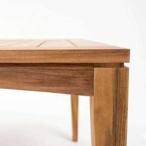 Mesa de Comedor Rectangular Moderna, Ecológica, Multifuncional, Diseño Minimalista, Mueble Estable para Apartamento u Hotel - Product Image 4