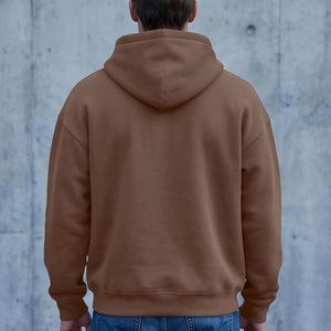 <b>Men</b>’s Modern Streetwear Pullover Hoodie Relaxed Fit Heavyweight Fabric Custom Graphic Design Fashion Casual Sweatshirt - Product Image 2