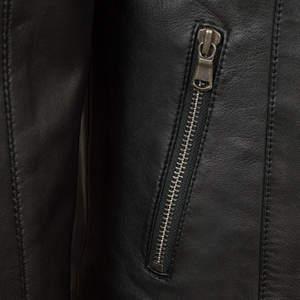 เสื้อแจ็คเก็ตหนังแท้สำหรับผู้หญิง ทรงเข้ารูป คุณภาพดีที่สุด แฟชั่นเสื้อโค้ทหนัง - Product Image 5