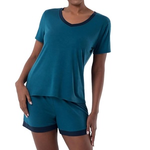 Pijamas de Algodón de Alta Calidad para Mujer, Conjunto de 2 Piezas, Ropa de Dormir, Ropa de Casa - Product Image 1