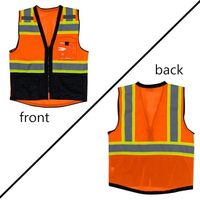 Rompi Keselamatan Reflektif Malam Hari Hi Vis Grosir Pakaian Reflektif Resleting Reflektif Rompi Keselamatan Kuning Rompi Keamanan Poliester