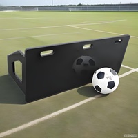 Tablero Rebotador de Fútbol Plegable, Equipo de Entrenamiento de Fútbol para Mejorar la Sensibilidad en el Campo, Práctica de Pases y Recepciones
