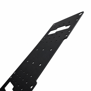 Plaque de montage GPU en aluminium noir sur mesure OEM, fabrication de tôlerie de précision 5052 6061, composants de châssis de serveur - Product Image 2