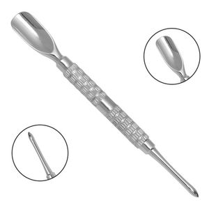 Stainless Steel Dual-End Cuticle Pusher Reusable <b>Nail</b> Cleaning <b>Tool</b> - Product Image 4
