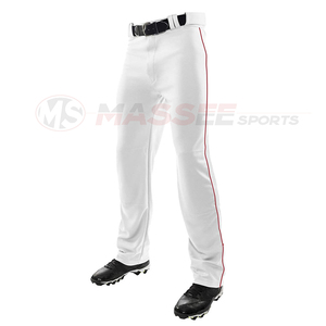 Ensemble uniforme de baseball personnalisé pour hommes : maillot et pantalon en polyester respirant, léger et de qualité supérieure, sublimation pour sports d'équipe - Product Image 3