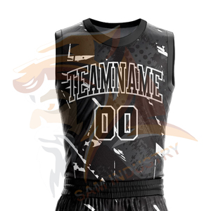 Uniformes de Baloncesto Deportivos Transpirables de Alta Calidad, Conjunto de Uniformes de Baloncesto con Logotipo Personalizado Impreso con Técnica de Sublimación - Product Image 4