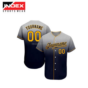 Jersey de béisbol bordado superior de alta calidad de gran oferta para adultos de talla grande nueva mejor calidad #1 #10 nuevo estilo cosido Jersey - Product Image 2