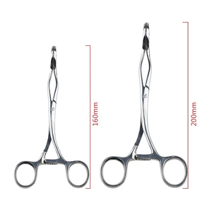 Pinces à langue Collin de qualité supérieure 16cm 17cm en acier inoxydable avec inserts en caoutchouc Instruments chirurgicaux médicaux ORL Marquage CE ISO - Product Image 6