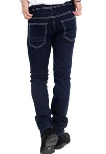 Jeans en denim sur mesure pour homme - Qualité supérieure, détails rivetés, finition délavée, design personnalisé, écologique, séchage rapide, respirant - Product Image 2