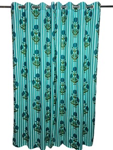 100% Cotton Handblock Printed <b>Curtains</b> for Living room and Home - Best Price and All Sizes Available - Product Image 2