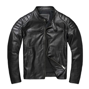 Chaquetas de cuero genuino de alta calidad: un elemento básico de moda clásico Durabilidad atemporal Elegancia elegante Moda Mate Brillante - Product Image 1