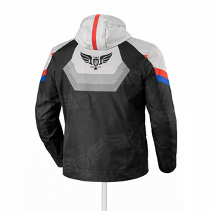 Chaqueta con Capucha para Motociclistas de Alta Calidad, Chaqueta Cortavientos para Motociclistas, Chaqueta Protectora Textil para Motociclismo, Chaqueta de Carreras - Product Image 4