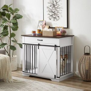 Small to Medium Dog <b>Crate</b> Furniture Indoor Kennel for Puppies Pet Cage - Product Image 3