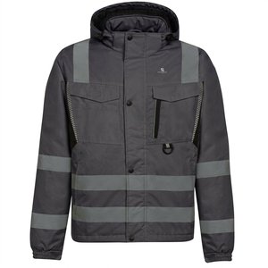 Chaqueta de Seguridad Reflectante de Alta Visibilidad para Hombre, Impermeable, para Trabajo en Invierno, Construcción, Seguridad, Resistente al Viento, 2026 - Product Image 4