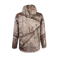 Veste de chasse camouflage d'hiver personnalisée, à capuche, imperméable, écologique, softshell, coupe-vent, fabricant OEM ODM