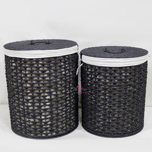 Artex Dong Thap Factory Cesta de almacenamiento de jacinto de agua para lavandería Organización del hogar y artesanía decorativa - Product Image 1