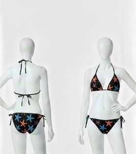 Conjunto de Bikini con Estampado por Sublimación en Tela Ecológica, Traje de Baño Personalizado - Product Image 1