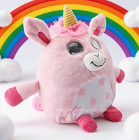 Baby-Interaktions-Kuscheltier mit KI: Intelligente LCD-Anime-Katze für Kinder, Plüsch-Mini-Roboter