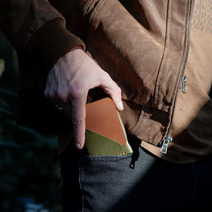 Custom Genuine Leather <b>Card</b> Holder RFID Blocking Slim Credit <b>Card</b> Pocket <b>Case</b> Portable Mini Wallet LCH-0210 - Product Image 1