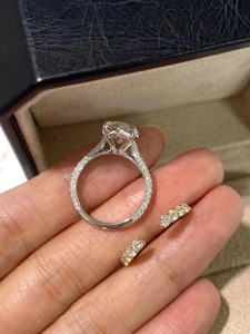 Marquise Cut Lab Grown <b>Diamond</b> <b>Ring</b> Set 5 Carat 14K Solid Gold Engagement <b>Ring</b> with Stackable Wedding Bands Bridal Jewelry - Product Image 4