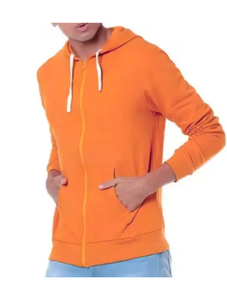 เสื้อฮู้ดลำลองผ้าฝ้าย 100% สีพื้น ทรงปกติ สำหรับผู้ชาย - Product Image 1