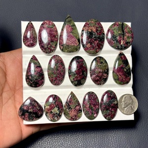 Cabujón de Eudialita Natural, Piedra Preciosa Suelta de Buena Calidad, Mezcla de Tamaños y Formas para Joyería - Product Image 2