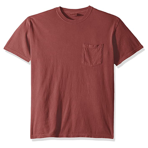 Camiseta de Moda 2024 con Bolsillo, Cuello Redondo, para Hombre, 100% Algodón, Transpirable, de Secado Rápido, Elegante - Product Image 4