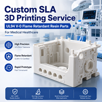 Service d'impression 3D SLA personnalisé, pièces en résine ignifuge UL94 V-0 pour les soins médicaux