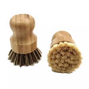 Petite brosse à chaussures en crin de hêtre multifonctionnelle DIY Sneaker Brosse de nettoyage Mousse de polissage Peinture Usine Vente en gros OEM - Product Image 1