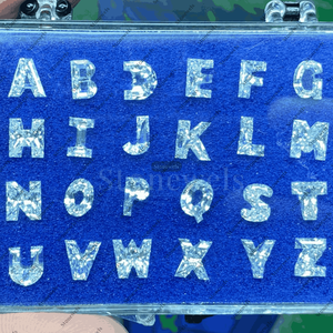 Diamant synthétique cultivé en laboratoire certifié IGI GIA, lettre L, 6-7 mm, DEF VVS VS1, HPHT CVD, pour fabricant de bijoux, diamant alphabet - Product Image 4