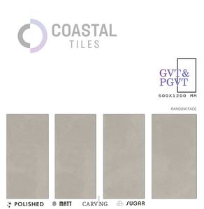 กระเบื้องพอร์ซเลนเคลือบด้านขนาด 24x48 มม. หนา 9 มม. ป้องกันรอยขีดข่วน กันน้ำ ทนทานต่อการแตกหัก สำหรับปูพื้นภายในอาคาร - Product Image 1