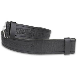 Cinturones Irlandeses de Tartán con Diseño de Espiral Celta en Relieve, Ajustables, para Escoceses, Venta al Por Mayor - Product Image 1