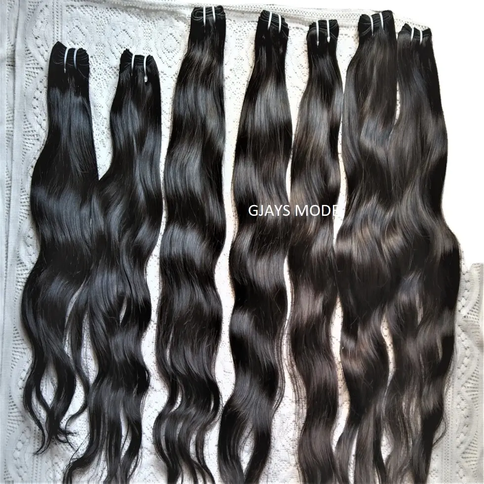 Unprocessed raw indian human Hair Export from indian temple hair directly from india , Cuticle aligned human hair