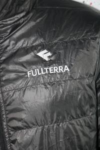 Chaqueta de lona acolchada de invierno para hombre, de alta calidad, con logotipo personalizado en la parte delantera, cuello alto, transpirable, con cremallera, fino tejido. - Product Image 3