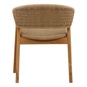 Chaise en bois massif de qualité supérieure avec assise artisanale tressée à la main, mobilier scandinave minimaliste pour restaurant, café et hôtellerie - Product Image 4