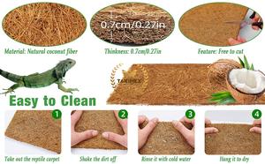 Tapis de Reptiles en Fibres de Coco Naturelles pour Animaux de Compagnie, Vente en Gros, Origine du Vietnam - Product Image 3