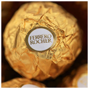 Nouveaux produits Ferrero Rocher, emballage en feuille d'or, boule de chocolat composé croustillante - Product Image 2