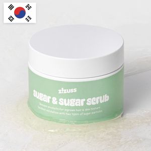 Gommage au sucre coréen 200g Exfoliant à double grain avec pot de menthe au sucre fin et grossier Peau lisse et claire - Product Image 2