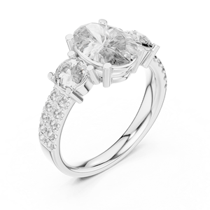 Anillo de Diamante Moissanita de Plata de Ley 925 Moderno, Joyería de Boda al por Mayor, Proveedor OEM ODM de Fábrica - Product Image 3