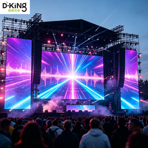 จอ LED ให้เช่าสำหรับใช้งานกลางแจ้ง D-king High Refresh รุ่น P2.6 P2.9 P3.91 สำหรับงานดนตรี งาน EDM งานดีเจ และฉากหลัง - Product Image 1