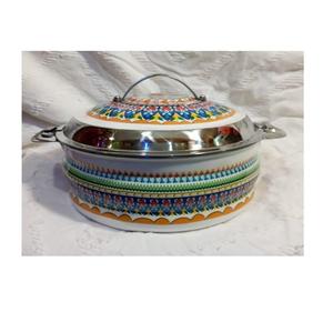 Cacerola de acero inoxidable de doble pared diseñada para mantener la temperatura de los alimentos durante largas horas durante el tiempo de servicio. - Product Image 1