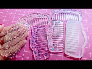 Peigne en résine professionnel pour coiffeur, pour le coiffage en salon, écologique, décoration DIY et haute qualité, ILAHI's ICORC-12635 personnalisé - Product Image 1