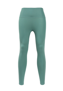 Custom Logo Wholesale Double Brushed High Waist Super Elastic <b>Yoga</b> <b>Leggings</b> Gym Training Athletic <b>Leggings</b> - Product Image 2