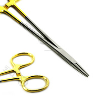 Crile-bois porte-aiguille mâchoires droites avec inserts TC acier inoxydable 20cm Instruments chirurgicaux suture or couture chirurgicale