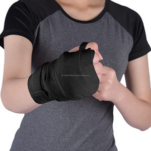 Gants de boxe en coton élastique à demi-doigts pour hommes et femmes pour le Muay Thai et enveloppement à la main. - Product Image 6
